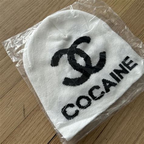 chanel cocaine beanie|Chanel headbands.